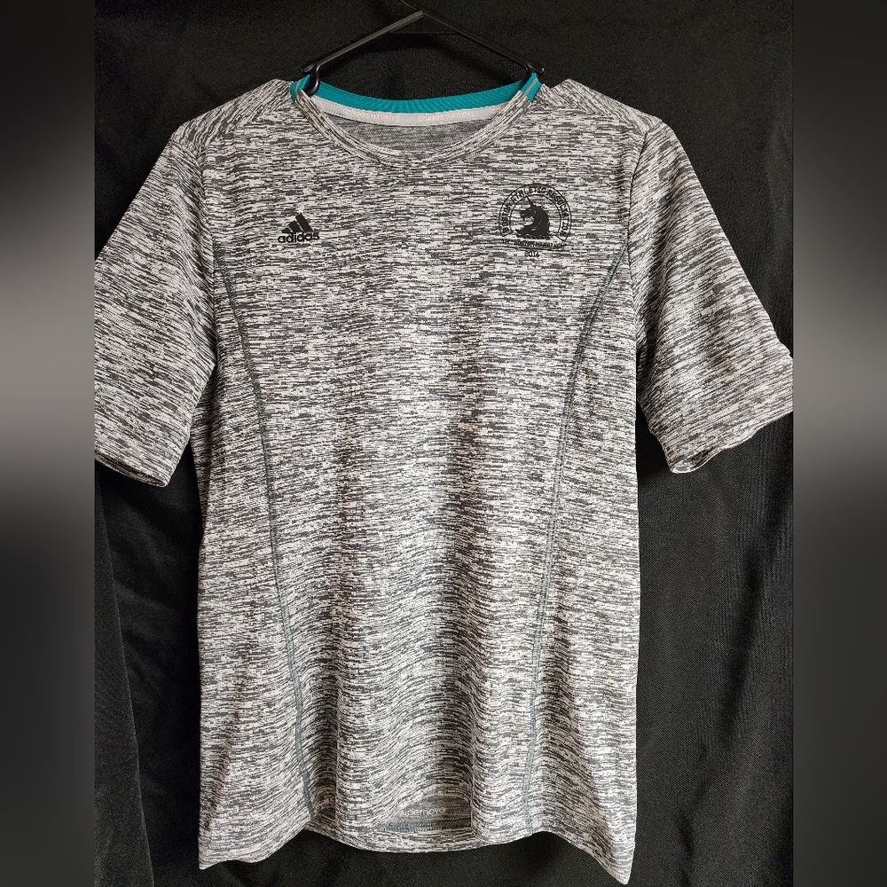 Adidas Heathered Gray Performance Tee